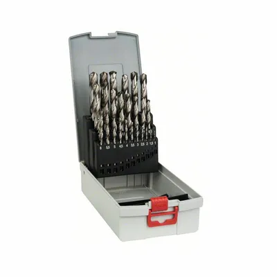 Immagine prodotto di Bosch 2608587017 Bosch Metallbohrer-Set HSS-G mit Box 25 tlg. 1,0-13,0 mm