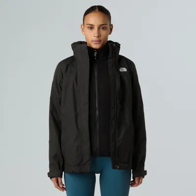 Produktbild von The North Face W Evolve Ii Triclimate Jacket Tnf Black Tnf Black M