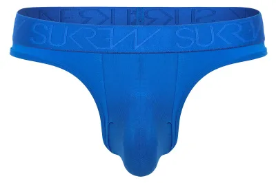 Image de SUKREW - Sous-vêtement String Hommes - Classic Thong Blue Hawaii - 1x Taille S