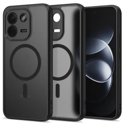 Obrázek produktu pro Pouzdro Tech-Protect BasicMag MagSafe pro Xiaomi Redmi Note 17 Pro Max 5G, matná černá barva