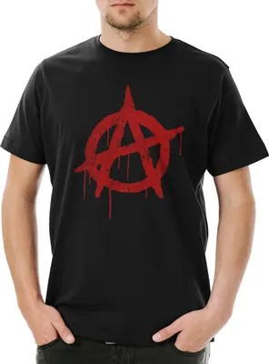 Produktbild von Urban Backwoods Anarchy A, Herren T-Shirt, Farbe: Schwarz, Größe: L
