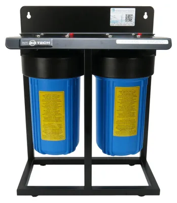 Produktbild von 2-Stufen 10' BigBlue Hauswasserfilter Brunnenfilter (ohne Filter)