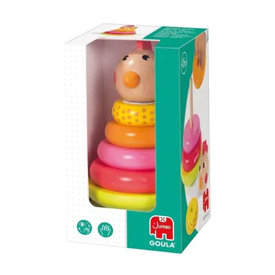 Produktbild von Goula - Stapel - Huhn, 1 Jahr(e), Karton, Holz, Mehrfarbig