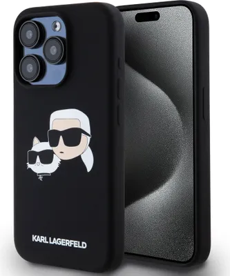 Immagine prodotto di Karl Lagerfeld Klhmp15Lskchpplk Iphone 15 Pro 6.1 Czarny/Black Hardcase Silicone Karl & Choupette Magsafe