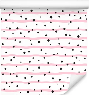 Produktbild von 10m VLIES TAPETE Rolle Punkte Streifen Tupfen Minimalismus Geometrie XXL