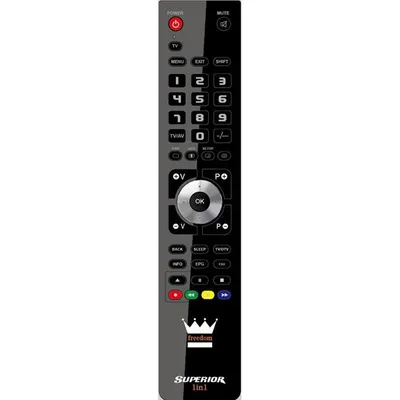 Obrázok produktu pre nuovaVideosuono FREEDOM1IN1, DVD/Blu-ray, Media player, PC, SAT, Soundbar, TV, VCR, IR Wireless, Tlačidlá, Nabíjateľný, Čierna