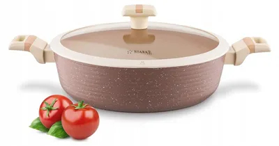 Produktbild von Starke Pro Coretto Tiefe Induktionspfanne mit Deckel 28 cm