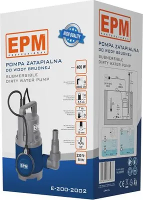 Zdjęcie produktu dla Schmutzwasserpumpe 400W - E-200-2002