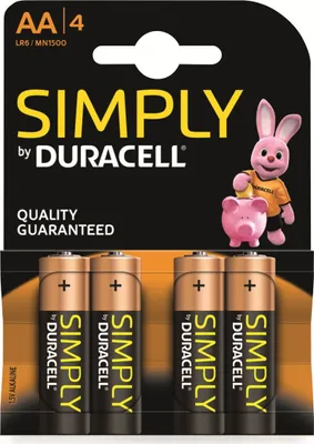 Produktbild von Duracell SIMPLY-AA (MN1500/LR6) K4