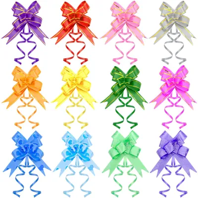 120 Geschenkschleifen, 12 Farben, für Geschenkverpackung und Dekoration