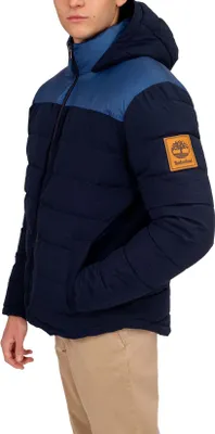 Zdjęcie produktu dla TIMBERLAND - Męska kurtka puchowa z naszywką z logo - Rozmiar XL