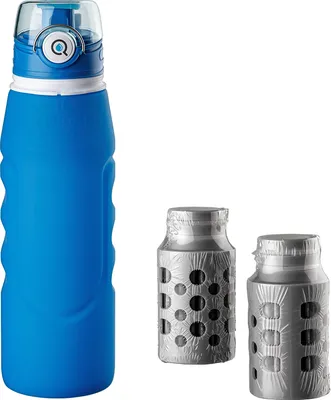 Produktbild von WatPass® Outdoor- & Krisenfilter 1,0 l blueflex mit 2 Ersatzfiltern