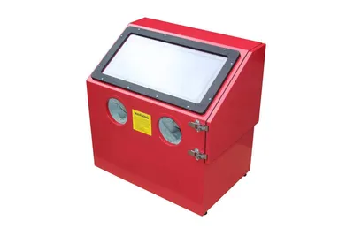 Image de Varan Motors - NESB-24 Cabine de sablage, microbillage, sablage de manchons 110 litres avec éclairage et accessoires