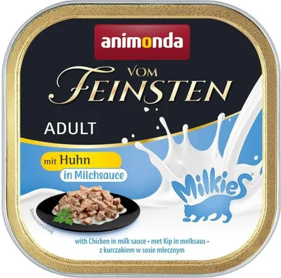 Image de Animonda Vom Feinsten Adult avec poulet en sauce au lait 100gx32