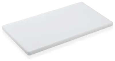 Zdjęcie produktu dla Deska do krojenia HACCP biała 60 x 40 x 3 cm z polietylenu