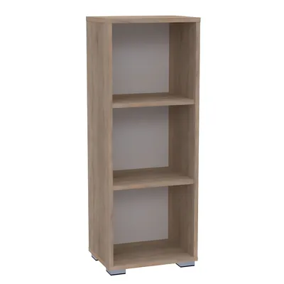 Zdjęcie produktu dla Brüder Möbel | Półka na książki - 40 cm - Dąb Sonoma - Nowoczesny design - Oszczędność miejsca i funkcjonalność - Półka na książki dla dzieci - Drewniana półka na książki