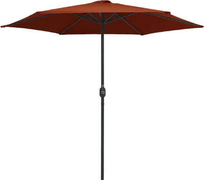Produktbild von vidaXL Sonnenschirm mit Aluminium-Mast 270x246 cm Terrakotta