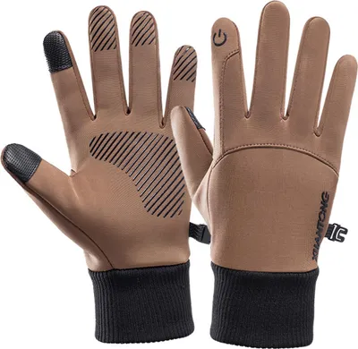 Produktbild von Arbeitshandschuhe 1 Paar, Winterhandschuhe Mit Touchscreen-Funktion, Warme Rutschfeste Handschuhe Für Radfahren Und Arbeit