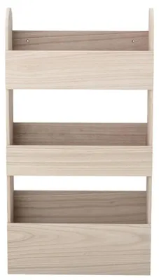 Productafbeelding van Bloomingville Moris wandplank voor boeken en speelgoed, gemaakt van paulowniahout