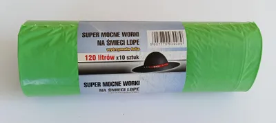Produktbild von Müllsäcke 120L 70*110 Grün 10 Stück - An 120L/10Zi