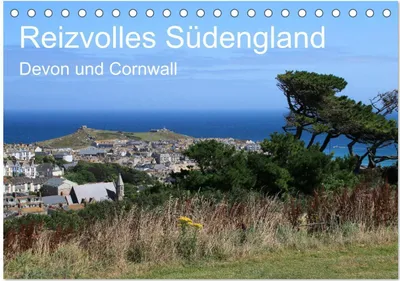 Produktbild von Reizvolles Südengland Devon und Cornwall (Tischkalender 2026 DIN A5 quer), CALVENDO Monatskalender