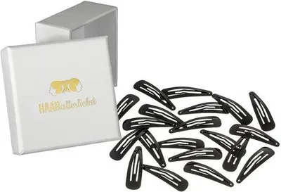 Immagine prodotto di Fermagli per capelli neri da 5 cm, confezione da 20 pezzi, per bambini e donne