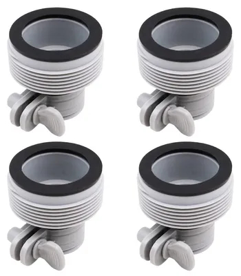 Productafbeelding van Slangconversie-adaptersset voor zwembadfilterpompen 1,25" naar 1,5" (4-pack)