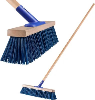 Obrázok produktu pre Cestné metly – metly na zametanie – nylonové štetiny – 40 cm – tvrdé štetiny – pre vonkajšie použitie