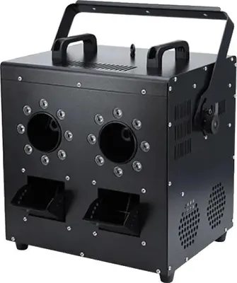Obrázok produktu pre Stroj na výrobu dymu, ovládanie DMX, LED svetelné efekty, stroj s výkonom 1500 W a 2 otvormi, 220 V, zástrčka EÚ