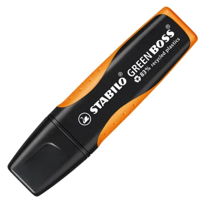 Produktbild von Umweltfreundlicher Textmarker - STABILO GREEN BOSS - Einzelstift - orange