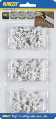 Produktbild von KINZO Nagelschellen-Set 100 Stück, 6/8/10 mm
