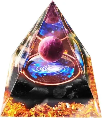 Obrázok produktu pre Kryštálová pyramída pre pozitívnu energiu a liečenie čakier