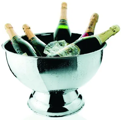 Immagine prodotto di Refrigeratore per champagne in acciaio al nichel-cromo, diametro/cm 40, altezza/cm 26