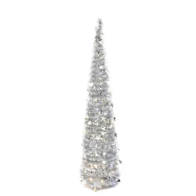 Image de Sapin artificiel en guirlande avec éclairage LED, 1,5 m