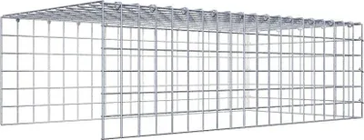 Produktbild von Anbaugabione Typ 4 100 cm x 30 cm x 50 cm (L x H x T), Maschenweite 5 cm x 5 cm, C-Ring