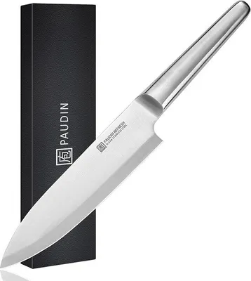 Produktbild von PAUDIN R1 Profi-Kochmesser 20 cm – Japanische Art – Edelstahl – Hygienisch & Rasiermesserscharf