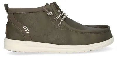 Immagine prodotto di HEYDUDE Wally Mid GripR, stivali classici da uomo, colore verde oliva scuro, taglia 43
