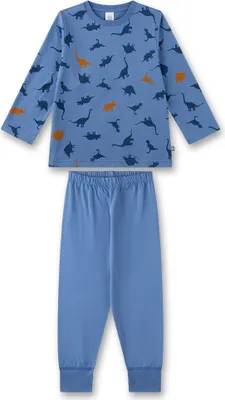 Immagine prodotto di Pigiama bambino Sanetta - lungo, bambino, pigiami, pigiami, cotone blu 104