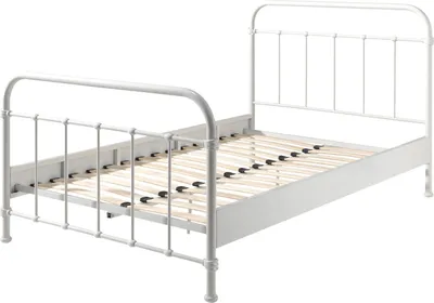 Produktbild von Metallbett Karlyn 210x129x111 Einzelbett Metall Weiß