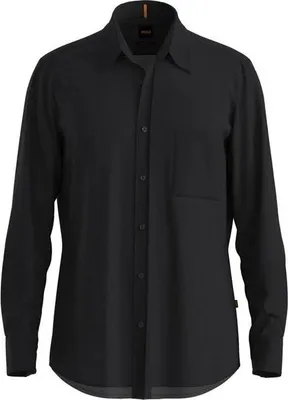 Produktbild von Boss Herren Hemd Schwarz 50537381-001 Grösse M