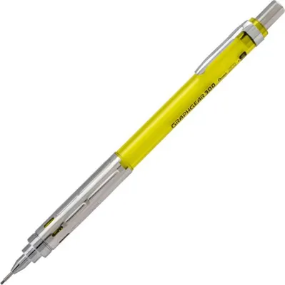 Produktbild von Pentel Graphgear 300 Druckbleistift, 0,9 mm, Gelb, PG319-TGX