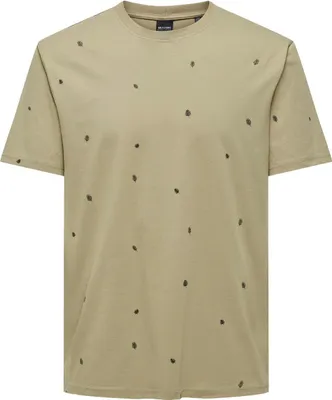 Immagine prodotto di T-shirt in cotone con scollo rotondo e maniche corte