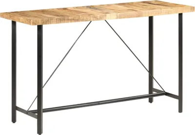 Produktbild von Bartisch 180x70x107 cm Raues Mangoholz