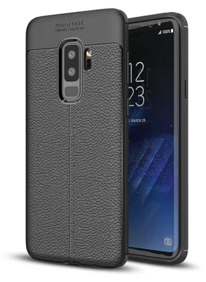 Image de Samsung Galaxy S9 Plus Housse en cuir pour téléphone portable par NALIA, Slim Case Silikon Cover