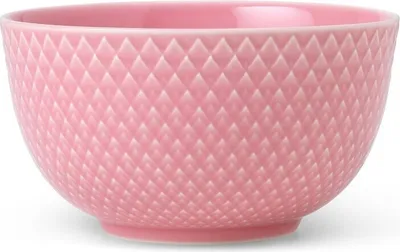 Immagine prodotto di Lyngby Porcelæn - Ciotola colorata Rhombe Ø 11 cm, rosa