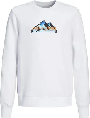Produktbild von Jack & Jones Mountain Logo Sweatshirt Weiß 10 Years Jungen Weiß 10 Years