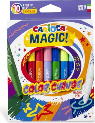 Image de Fasermaler "Carioca Magic" 10er Etui 12 Stück Verkaufseinheit 666497 8003511427771