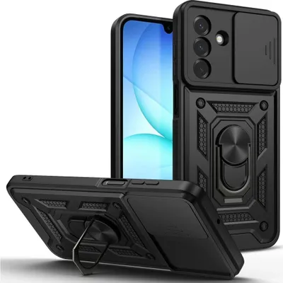 Image de Coque de protection pour Galaxy A26 / A18 / A17 5G / 4G, Tech-Protect Camshield Pro, noire