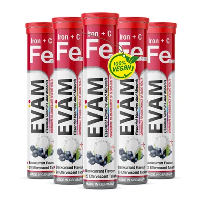 Produktbild von Eisen + Vitamin C Brausetabletten 5