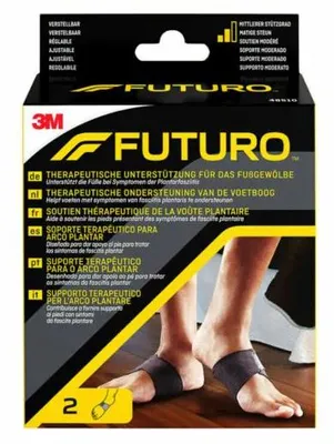 Produktbild von FUTUROâ„¢ Fersenspornbandage 48510EU1 schwarz 21,6-30,5 cm, 1 St